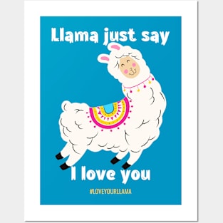 Llama Alpaca Lover Posters and Art